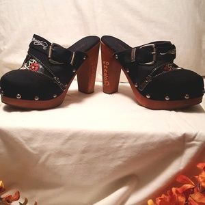 ED HARDY DARNELL HEEL CLOG